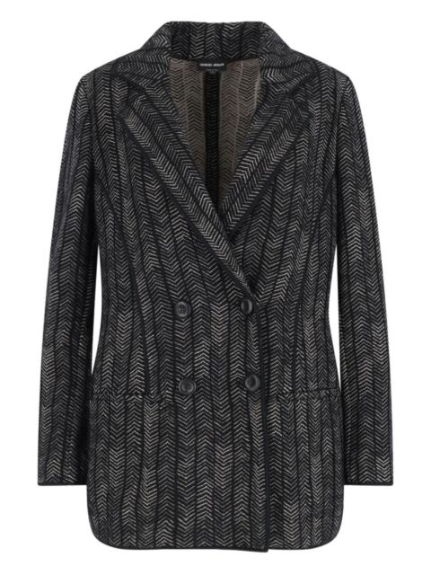 double-breasted blazer