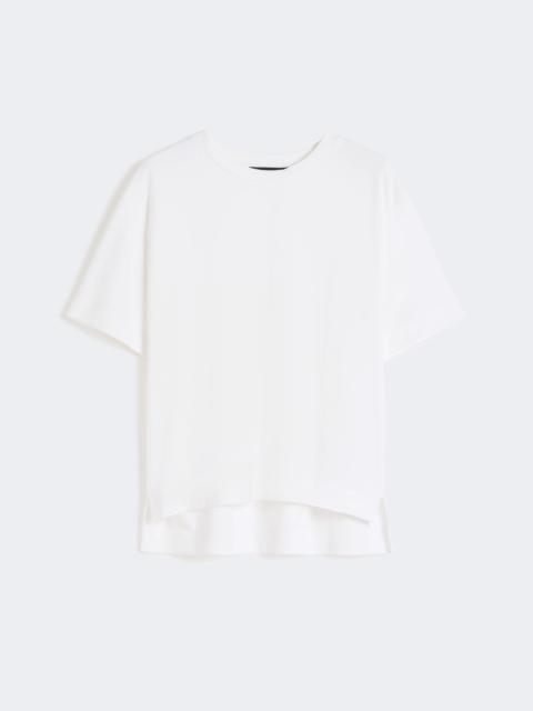 Jersey boxy T-shirt - WHITE