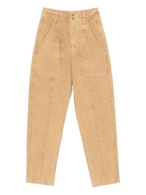 panelled pocket trousers