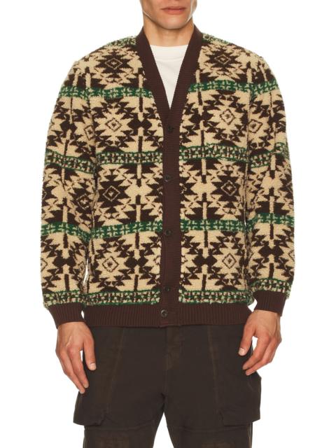 Cardigan Boa Jacquard