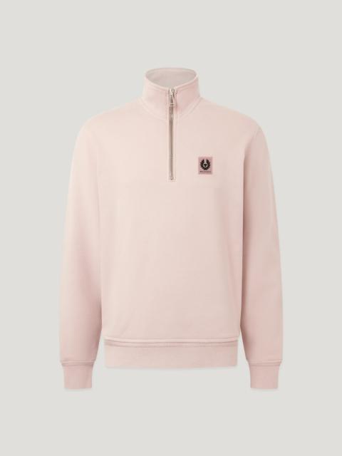 BELSTAFF QUARTER ZIP SWEATSHIRT
