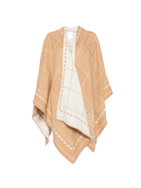 patterned cape