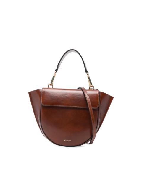mini Hortansia flap top handle tote bag