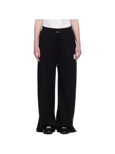 Black MA Core Logo Flare Lounge Pants