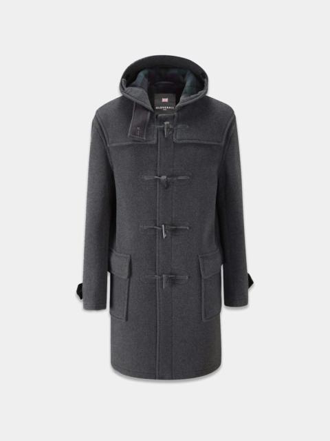 Men's Morris Duffle Coat Grey Black Watch