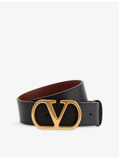 VLogo Signature Reversible Leather Belt