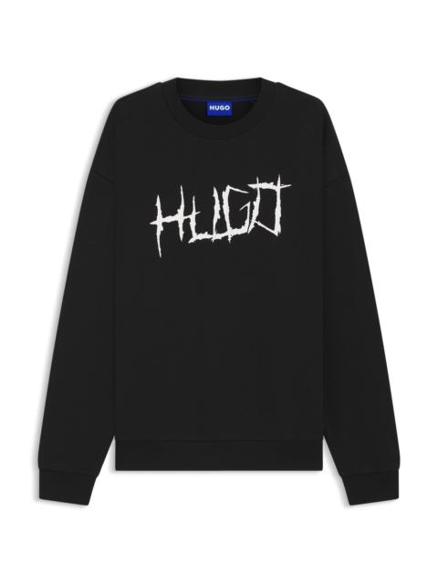 LOGO-ARTWORK SWEATSHIRT IN COTTON TERRY