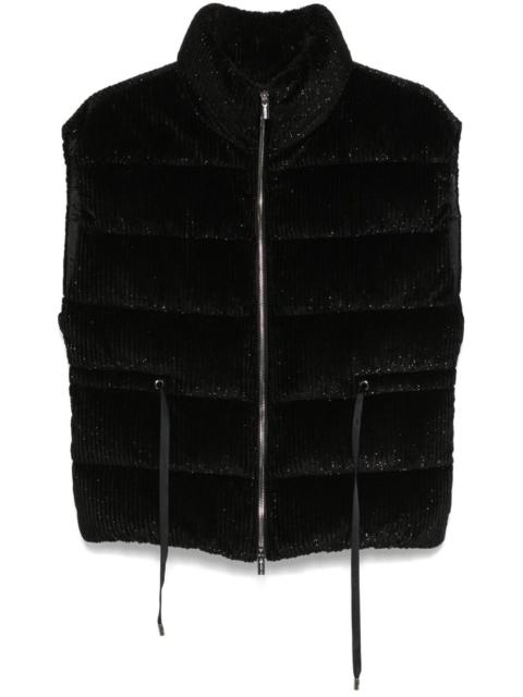 corduroy gilet
