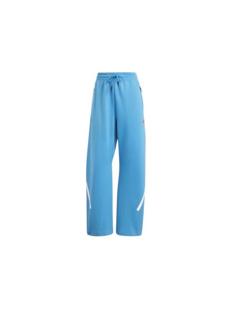 adidas Women's France Travel Z.N.E. Barrel Tracksuit Bottoms Focus Blue