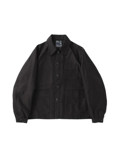 TRAVAIL COVERALL MOLESKIN BLACK