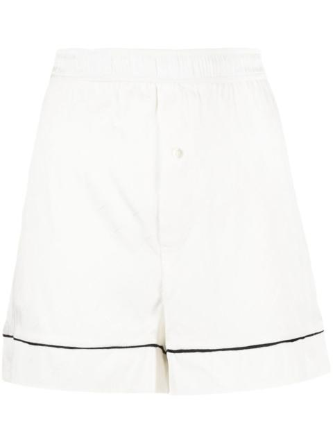 stretch-silk lounge shorts