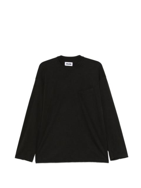 chest pocket long sleeve T-shirt
