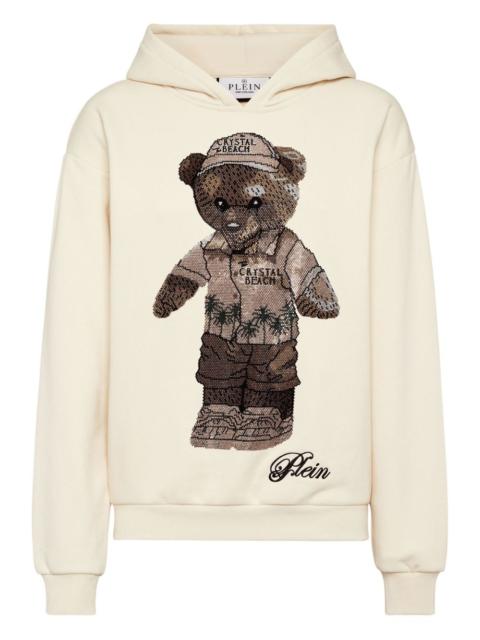 Teddy Beach crystal hoodie