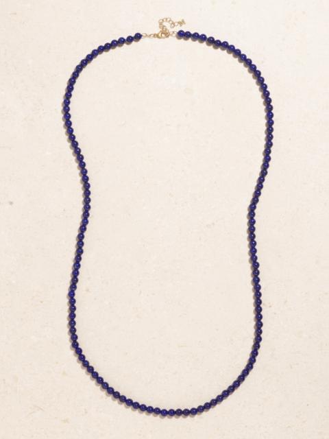 14-karat Gold Lapis Lazuli Necklace