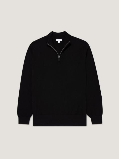 Cashmere Half Zip Jumper