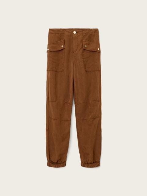 VAL CARGO LINEN BLEND PANTS