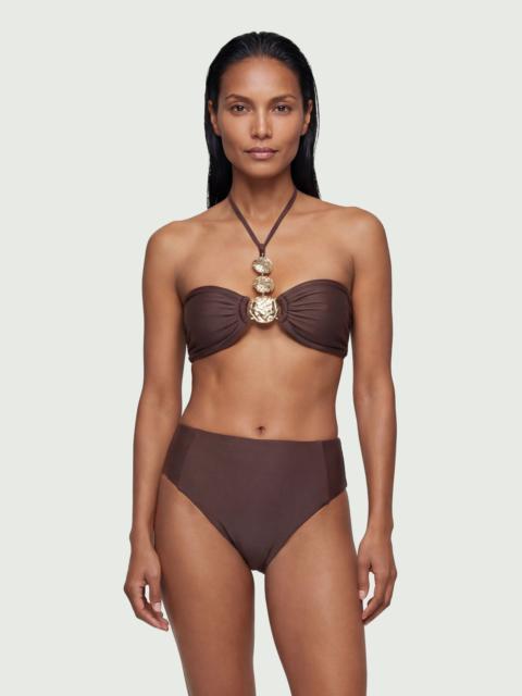Halterneck Hardware Bikini Top