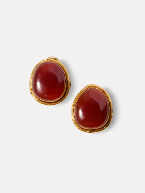 MACAROON CARNELIAN EARRING