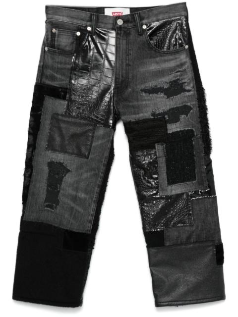 x Levi's patchwork jeans