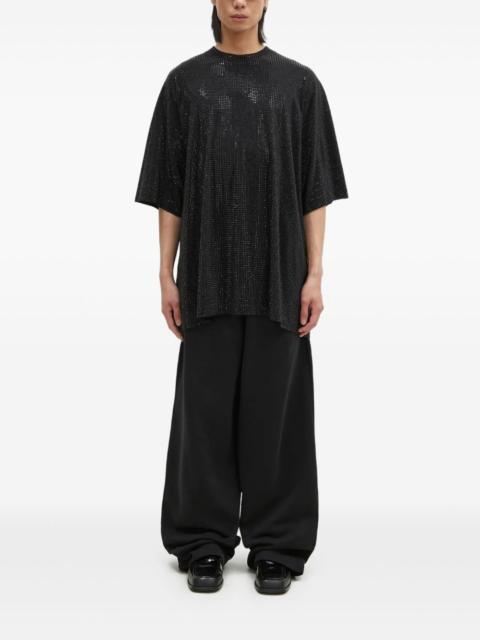 rhinestone-embellished T-shirt