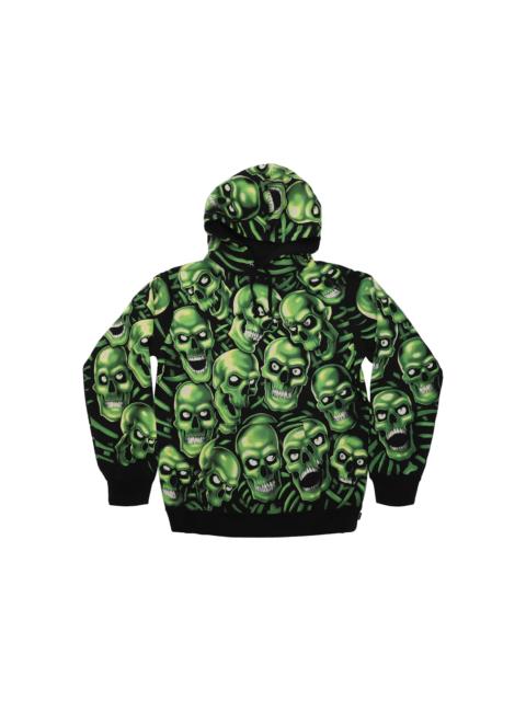 Supreme Skull Pile Hooded Sweatshirt Green