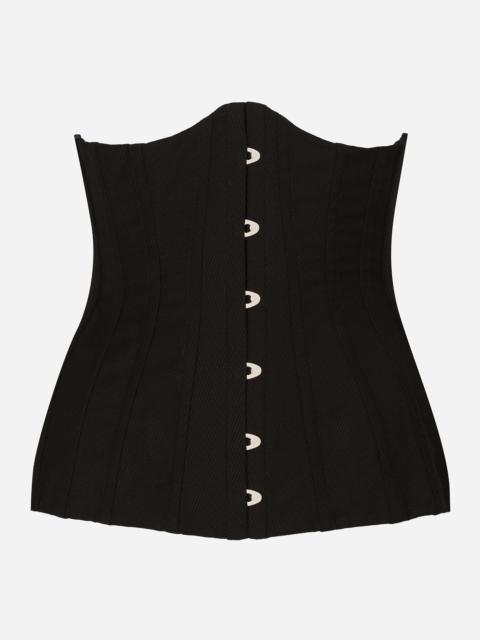 Cotton bustier belt