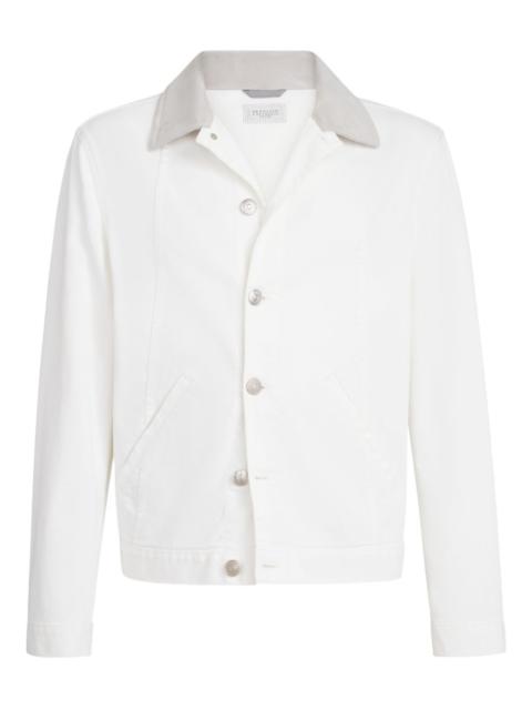 button-up denim jacket