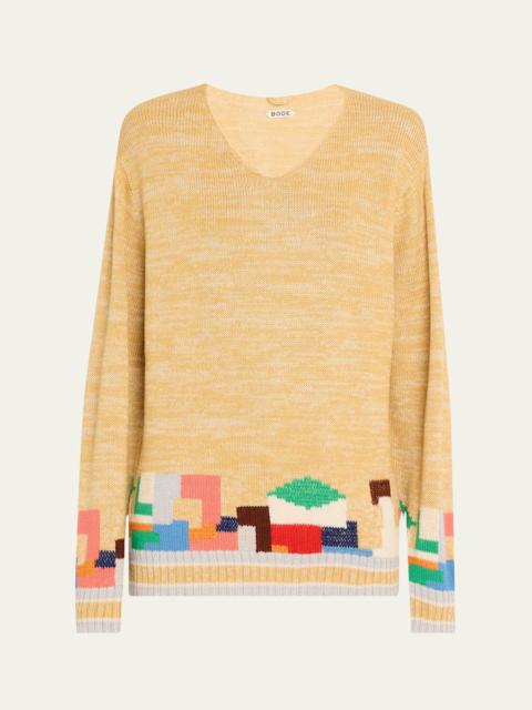 Swatch Abstract Knit Sweater