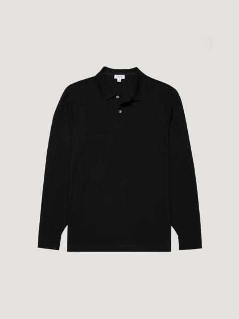 Long Sleeve Piqué Polo Shirt