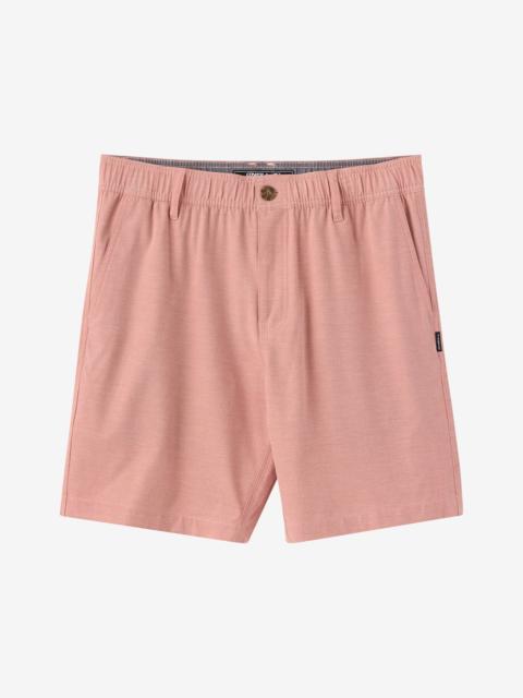 Reserve Light Check Elastic Waist 18" Hybrid Shorts