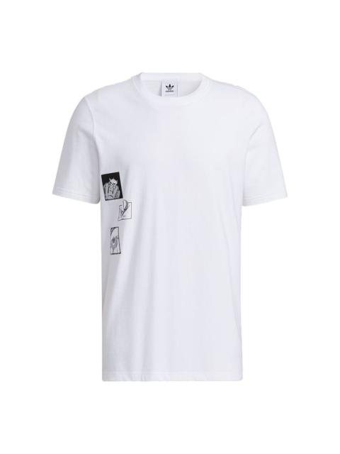 adidas originals x Disney Manga Ss Tee 4 Sports Short Sleeve Men's White HD9088