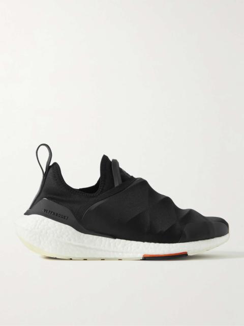 Ultraboost 22 Leather-Trimmed Primeknit Sneakers