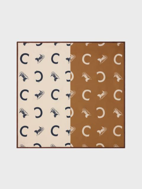 square IN silk twill