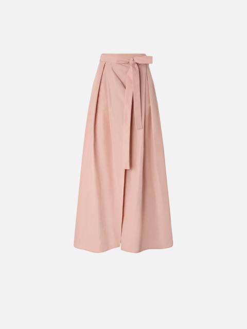 LONG WRAP SKIRT WITH BOW