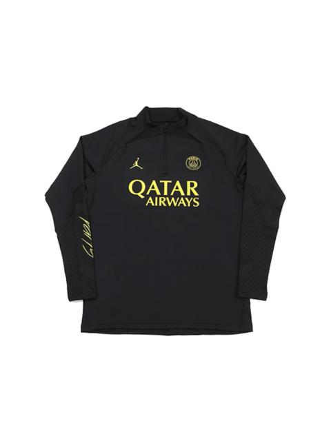 Jordan Paris Saint-Germain Strike L/S Top Black/Tour Yellow