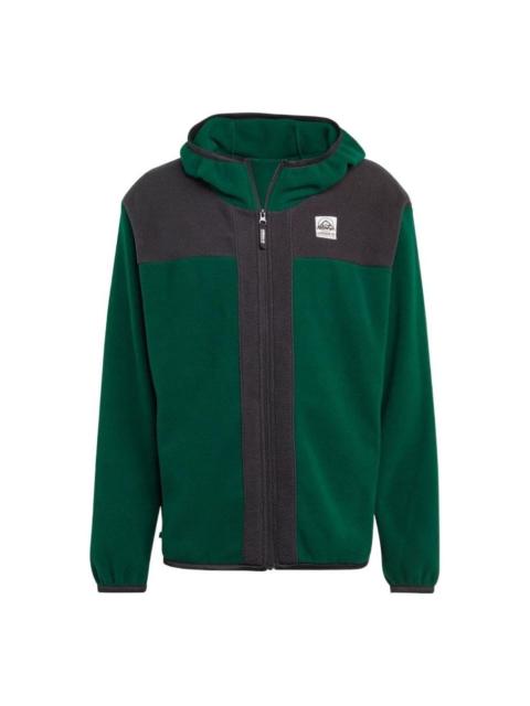 adidas Adventure FC Full Zip Polar Fleece Hoodie 'Green' IC2340