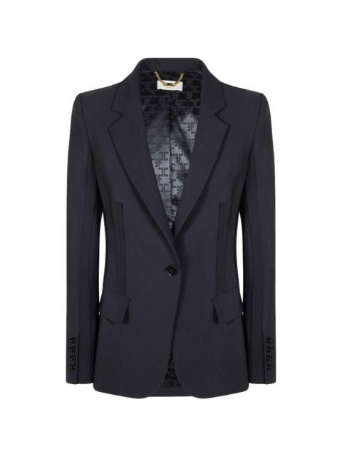 button single-breasted blazer