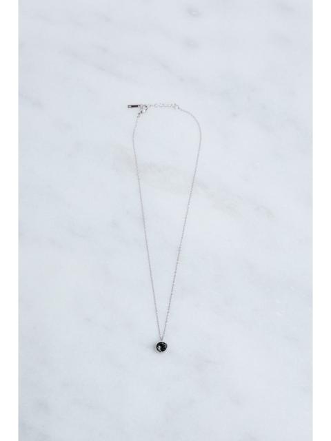 Hand Set European Crystal Solitaire Pendant