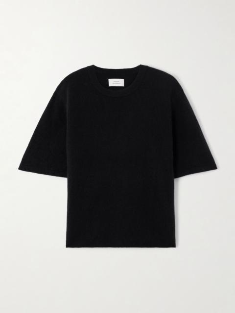 Wool-blend T-shirt Black