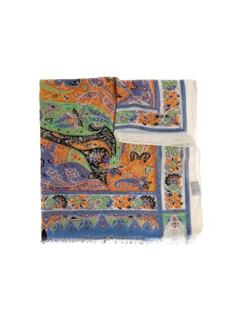 paisley border scarf