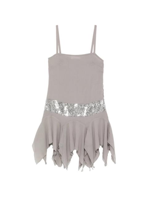 Gimaguas Leila Sequin-embellishment Mini Dress