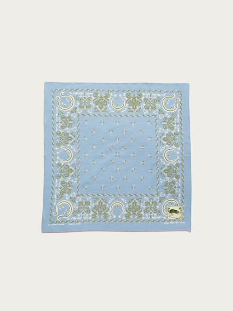 Fastcolor Selvedge Bandanna (Antler NAJA) 20x20 - Sax