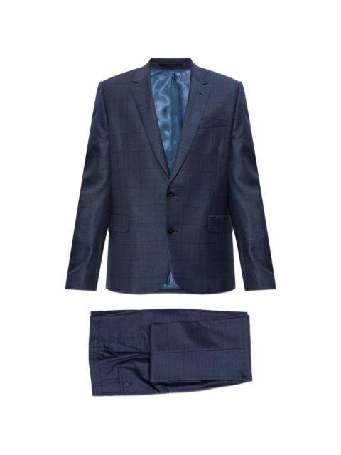 check-pattern suit