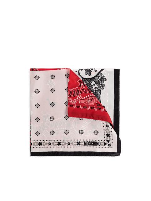 paisley floral scarf