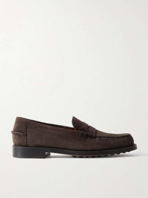 Suede Penny Loafers