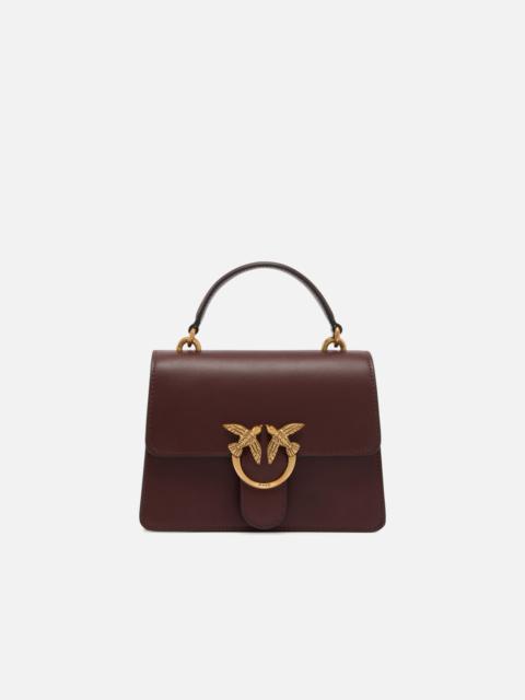 MINI HANDBAG LOVE BAG TOP HANDLE IN LEATHER