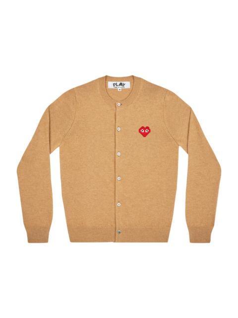 Comme des Garcons Play x Invader Women's Cardigan Camel