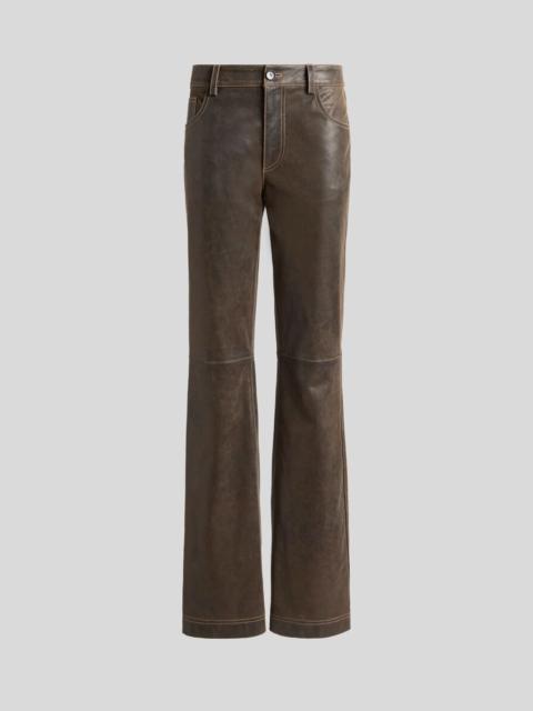 LEATHER TROUSERS