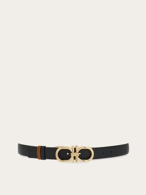 Reversible and adjustable Gancini belt