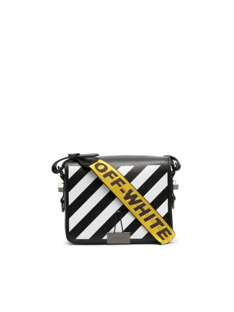 Diag-stripe shoulder bag